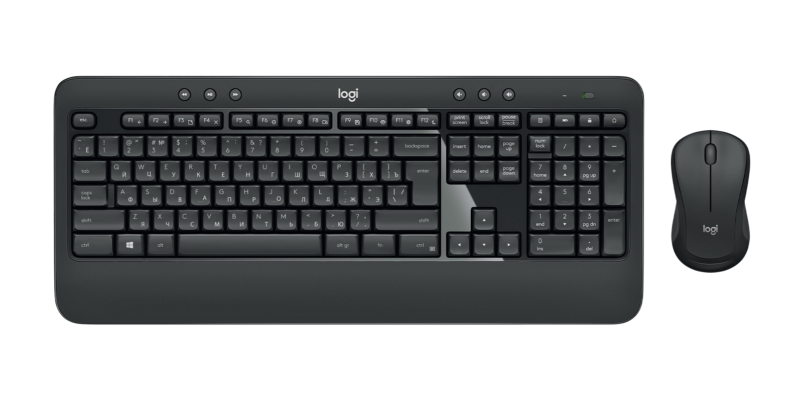 and Keyboard : Logitech MK520 keyboard + nano USB mouse